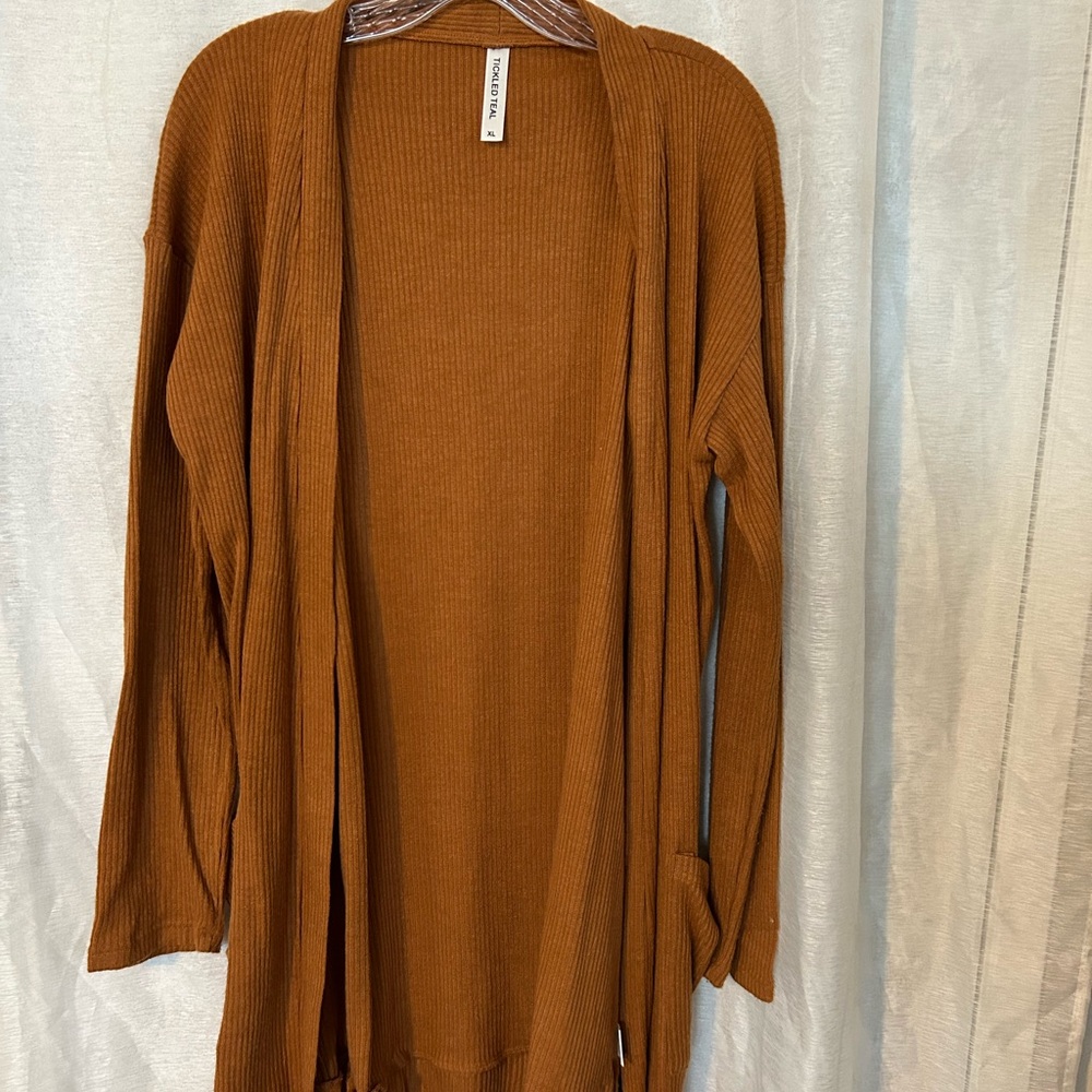 Burnt orange cardigan